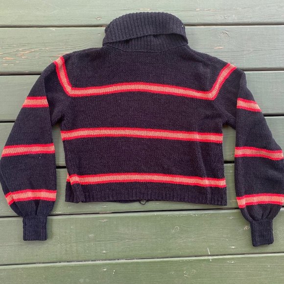wild fable Sweaters - Black and Red Wild Fable Turtleneck Sweater Size XL